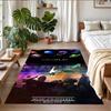 Crystal Velvet Rug Soft Non Slip Indoor Floor Mat Home DecorColdplay