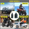 10/30PCs Car Motorcycle Vacuum Tire Repair Rubber Metal Nail Set Kit Tubeless Tyre Screws Car Truck Motorcycle Repair Tools