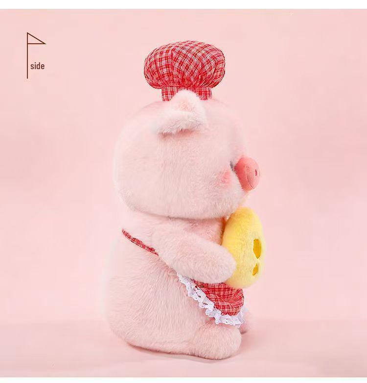 Hugging Cheese Pig Plush Doll - Soothing Gift for Girls