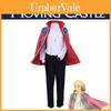 Le Château Ambulant de Howl Costume de Cosplay Hauru Manteau Costume Tenue de Fête d'Halloween