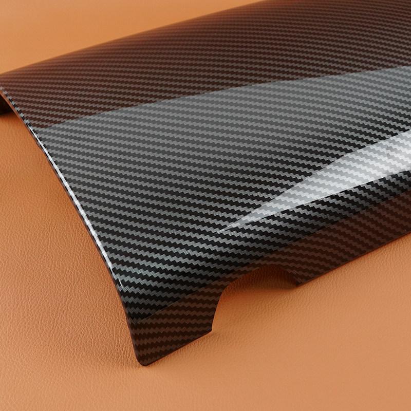 Car Styling ABS Carbon Texture Center Console Armrest Box Protection Cover For Mercedes Benz S Class W222 2014 - 2017 2018