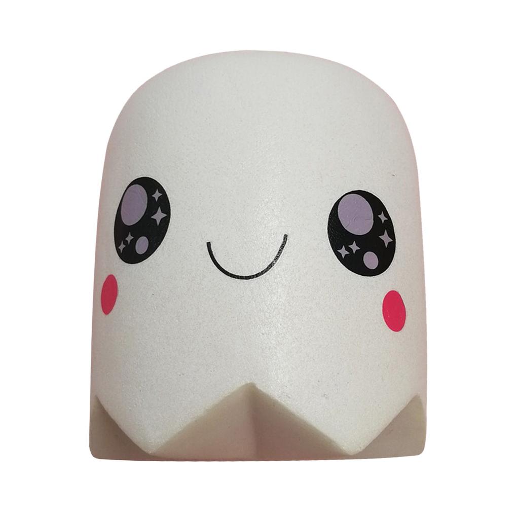 Halloween Kürbis Stressball - Langsamer Rückprall | Mit Glitter-Füllung