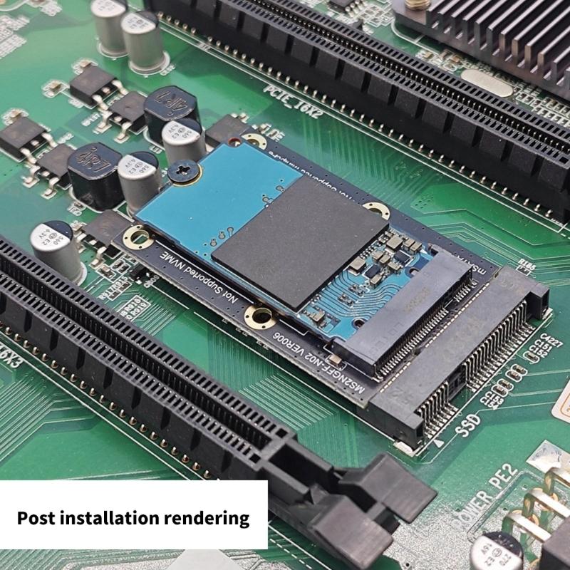 Converter Card Transforming MSATA to M.2 SATA3.0 Converter Card Support 2230 2242 Motherboard Device