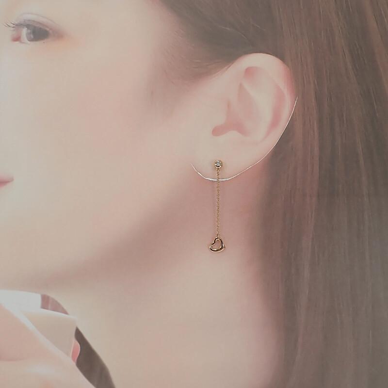 TIFFANY&Co. 60149891 Pierce K18 Pink Gold Women