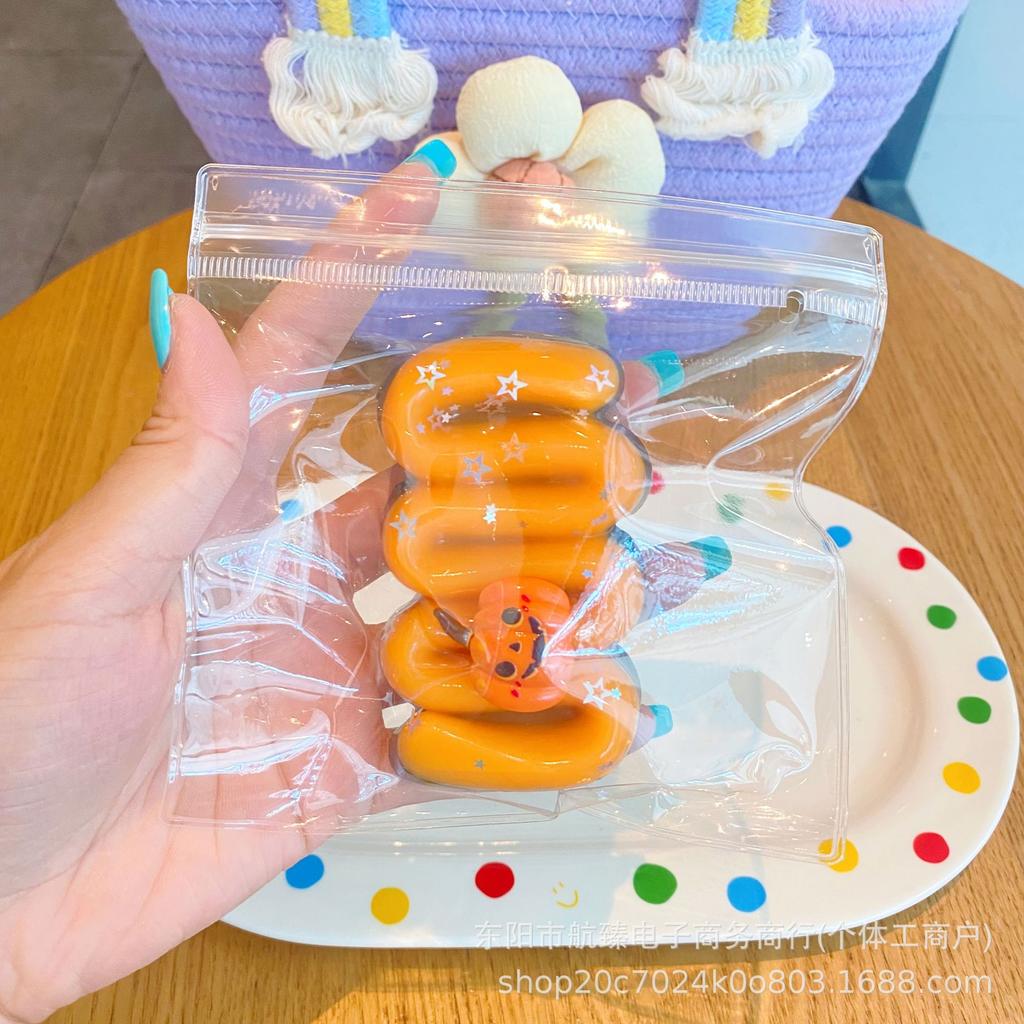 Halloween Pumpkin Taba Squishy Cat Paw Soft Donut Sensory Food Toy Tpr Cute Squeeze Toy Kids Stress Relief Antistress Novelty