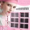 520 Clusters Of Natural Thick D Song False Eyelashes Gradual Change Single Cluster Diy Segmented Hair Daily Eyelashes