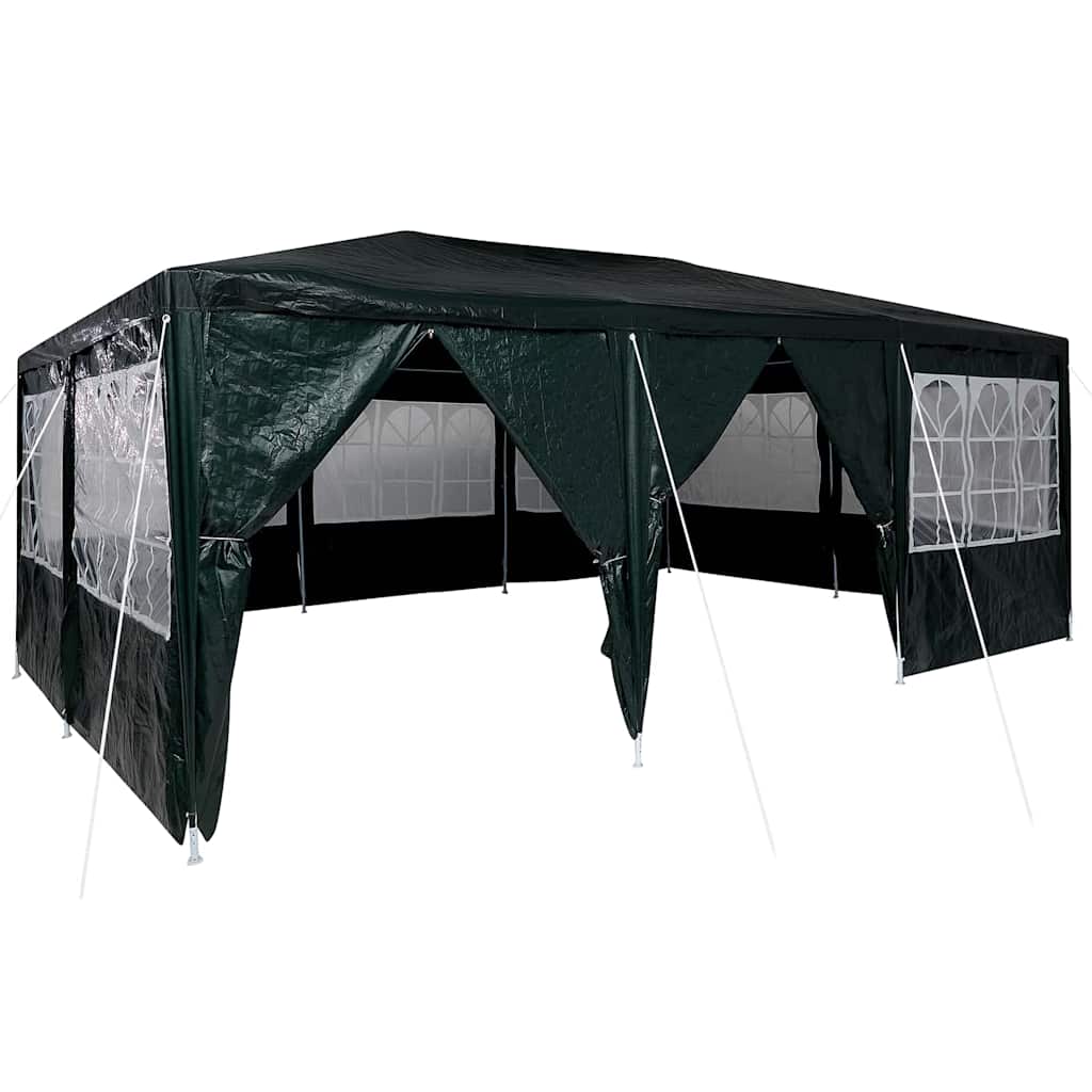 Party Tent Green 600 X 400 X 266 Cm Polyethylene