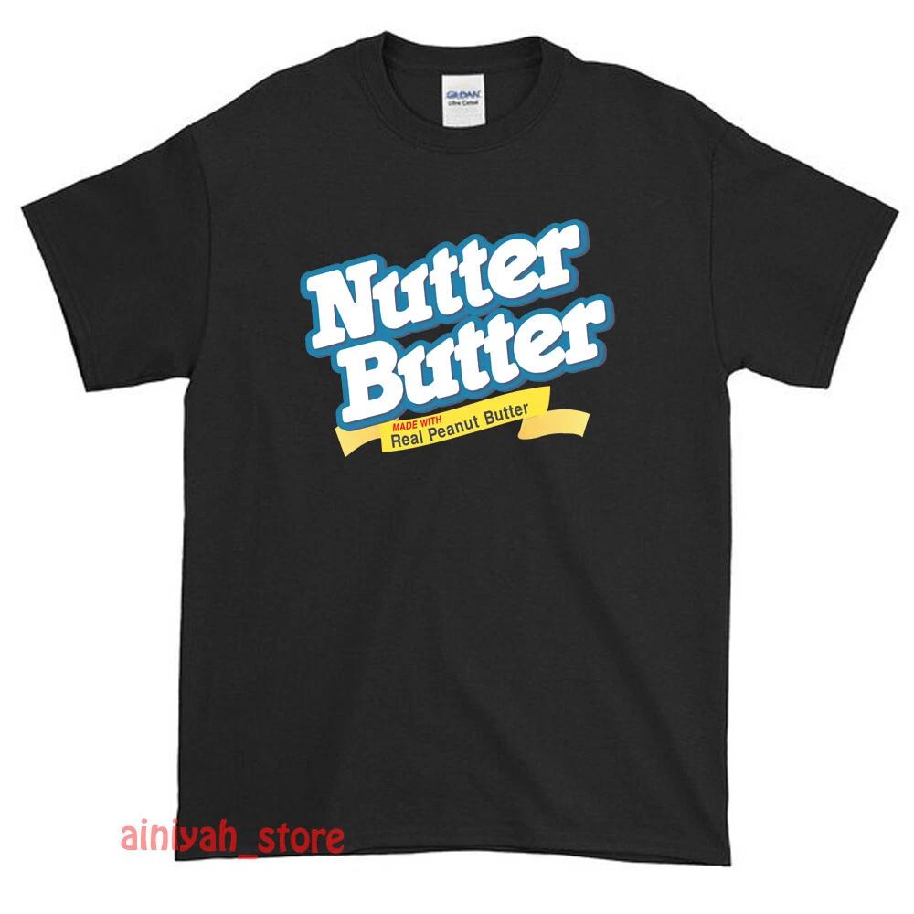 New Shirt Nutter Butter sandwich cookies Logo Men s Funny T shirt USA Size S-XXL M