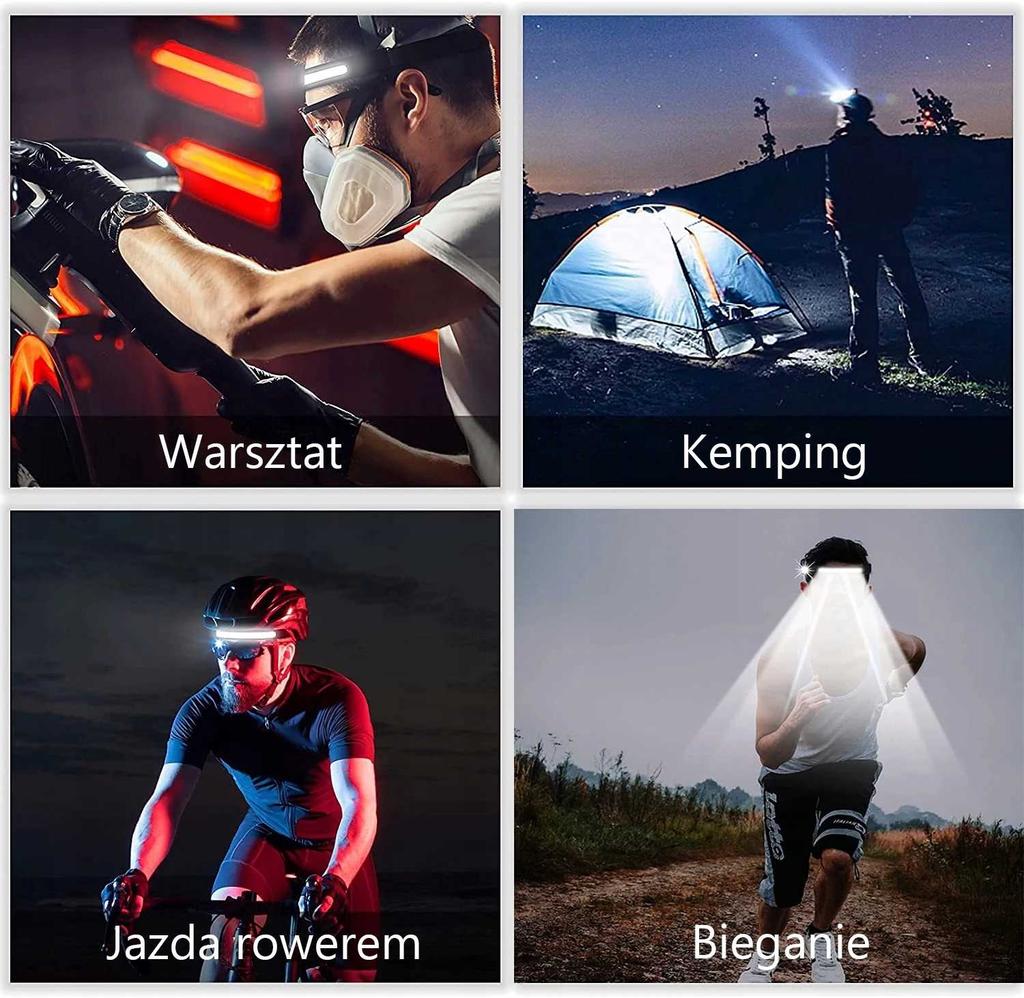 Rechargeable Headlamp 40 Cob 1 Xpe Verke