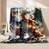 Japanese P0kem0n C-Charizard Cartoon Blanket for Children Sofa Throw Thin Blanket Bedroom Sofa Office All Seasons Gift Potdemiel