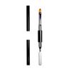 Yousheng Universal Nail Art Pen Easy Use Stainless Steel Dual Ended 2 in 1 Gel Nail Brush for Home