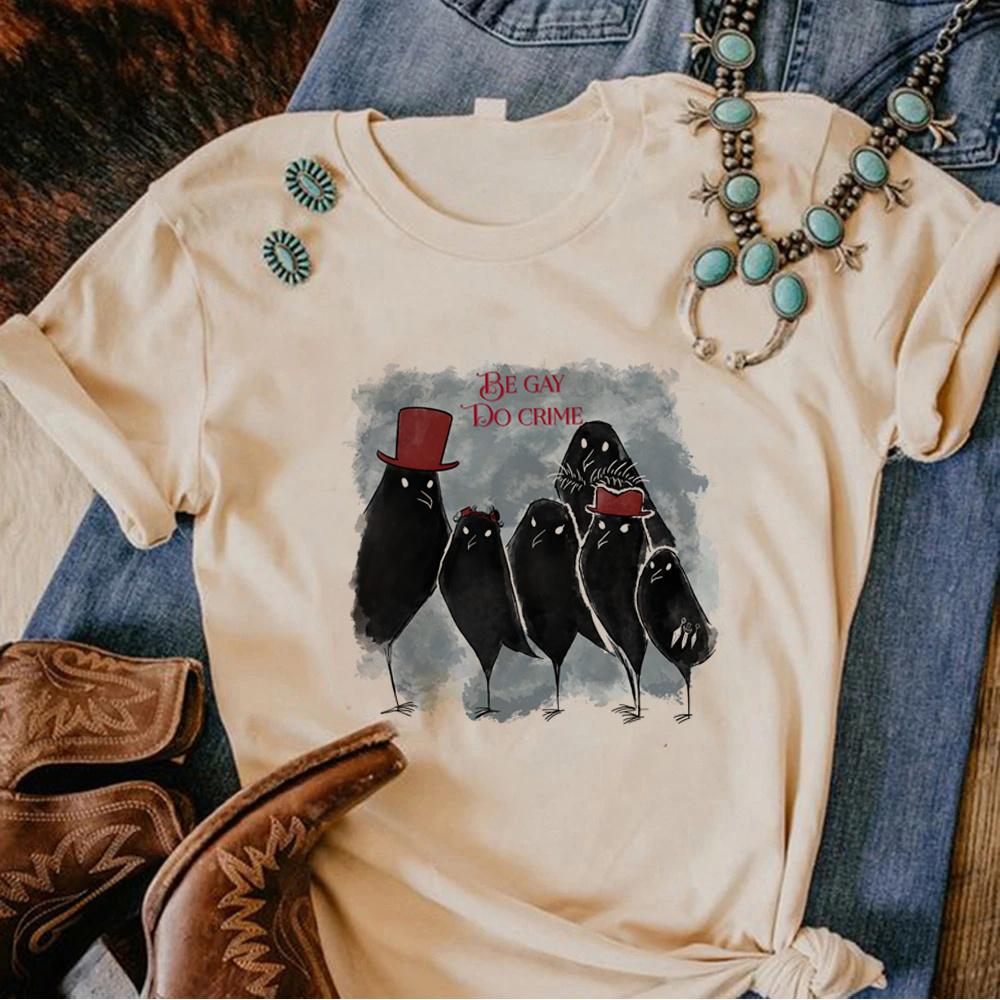 Six of Crows tshirt women streetwear Japanese anime top girl manga clothing