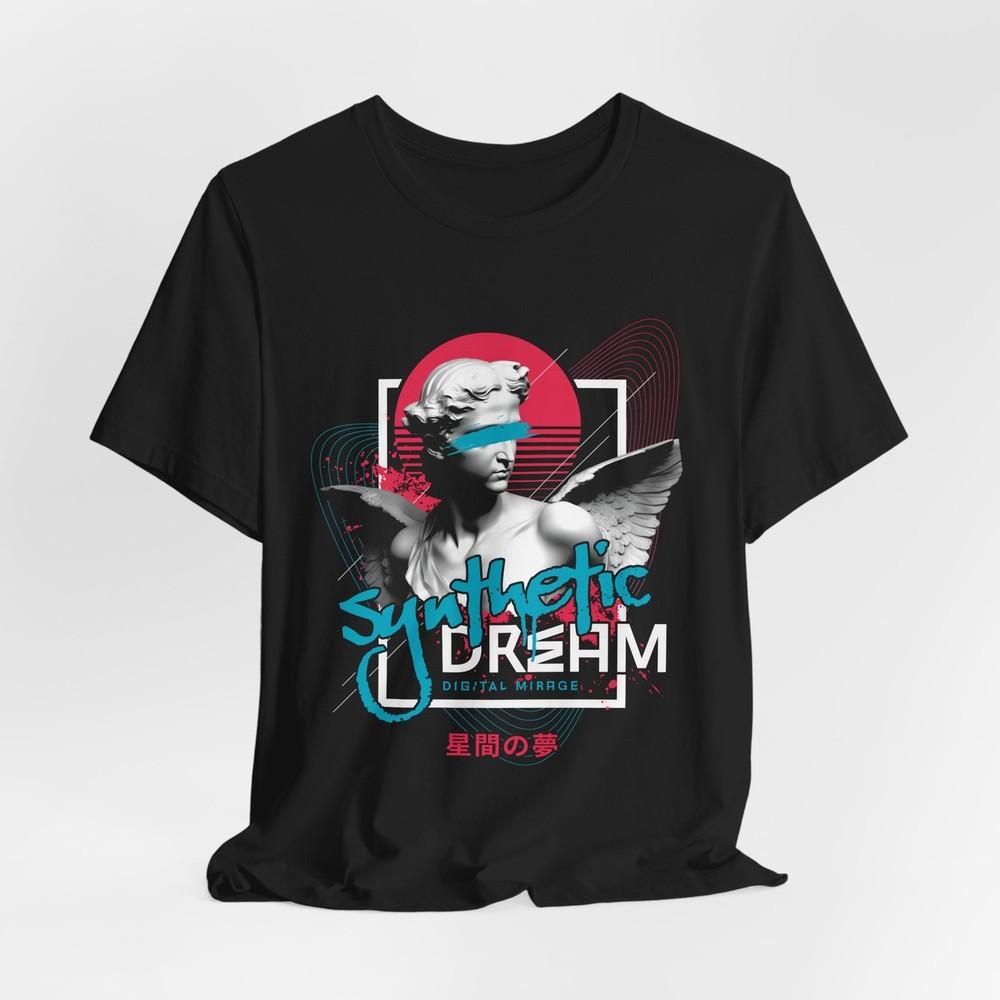 Synthetic Dream Statue Unisex TShirt  Vaporwave Angel Aesthetic Graphic Tee Unisex T-Shirt XXXXL