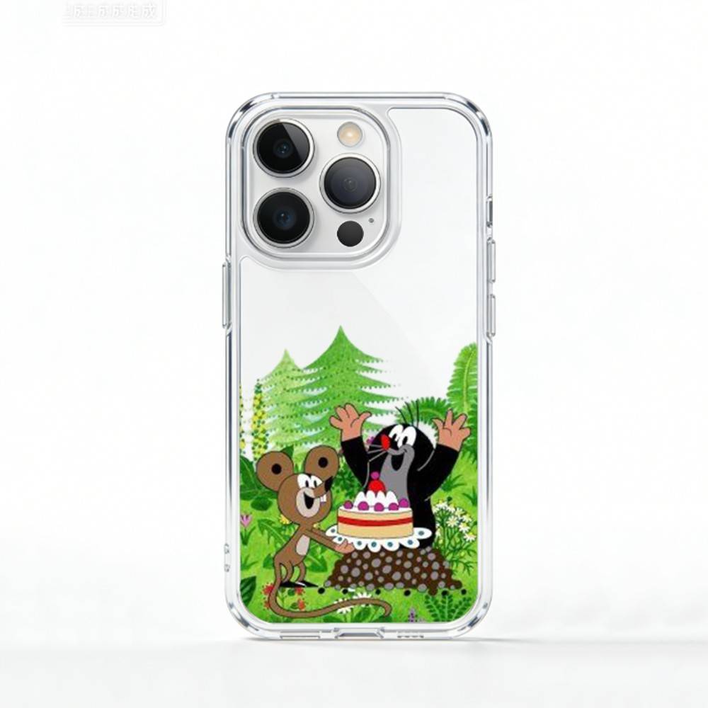 Sweet Cartoon T-The L-Little Mole Phone Case For iPhone 17 16 15 14 13 12 11 Mini Pro Max Plus Transparent Cover