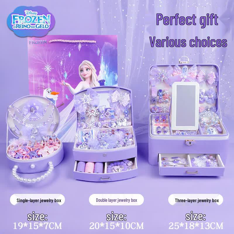 Disney Elsa Prinzessin Kinder Schmuckschatulle & Haaraccessoires Set