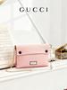 El Yapımı Pembe Kanvas İnci Zincirli Çanta, Niş Tasarımlı Tek Omuz Askılı Çanta, Kadınlar İçin Hafif Lüks Vintage Tarzı Çok Yönlü Çanta GUCCI-GIFT-80