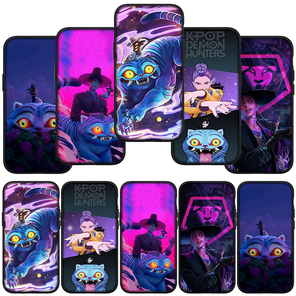 Handyhülle für iPhone 17 16 15 Plus X Huawei P30 P20 Lite Redmi Note 14 12 11 13 Pro Max OPPO A60 A80 A40 A18 KPop Jinu Dämon Rumi Tigerjäger Hülle