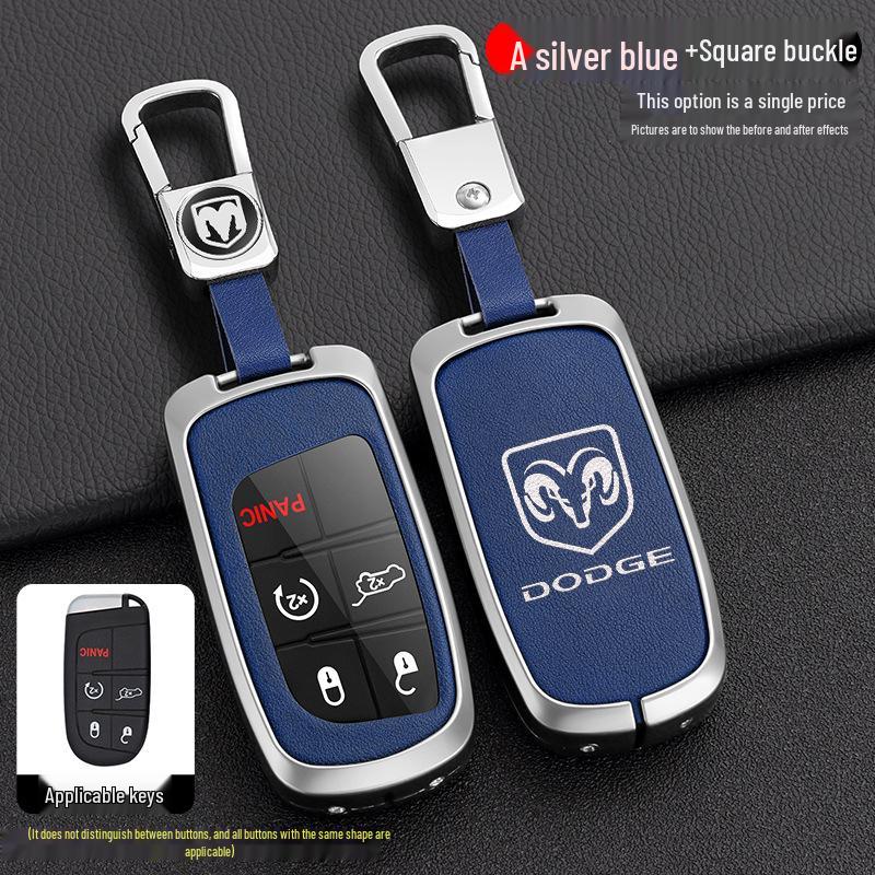 Dodge Journey Key Cover for 13/14/15/16 Models - Durable Shell and Buckle Design