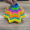 Magical Octagonal Star 3D Radish Tower Cube With Three Dimensional Deformation Blocks For Relieving Children'S Puzzle Stress