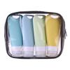 4PC/Set Silicone Travel Essentials Cosmetics Bottles Squeeze Containers Leakproof Refillable Bottle For Shampoo Conditioner