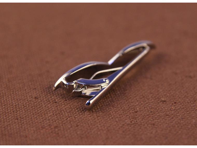 Herren Krawattenklammer - Schnurrbart, Schwarze Feder & Anker Designs verfügbar