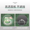 Transparent Round Diamond Ring Buckle Holder Adhesive Type Lazy Phone Holder