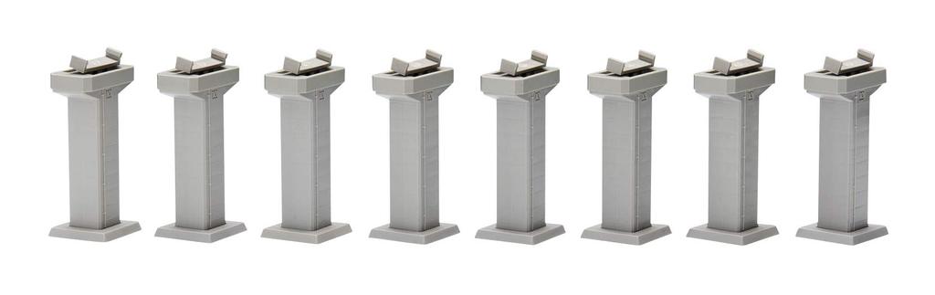 TOMYTEC TOMIX N Gauge PC Horizontal Pier P10 Set of 8 3235 Model Train Supplies (TOMYTEC)