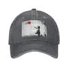 Banksy Street Pop Art Square Denim Cap Casual Baseball Caps Adjustable Hat Summer Unisex Baseball Hats