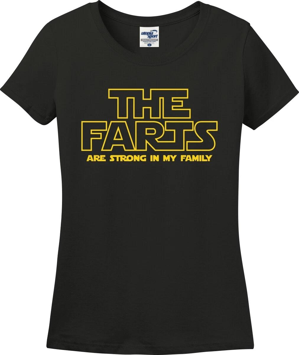 The Farts Are Strong In My Family Funny Missy Fit Ladies T-Shirt (S-3X) XXXXL