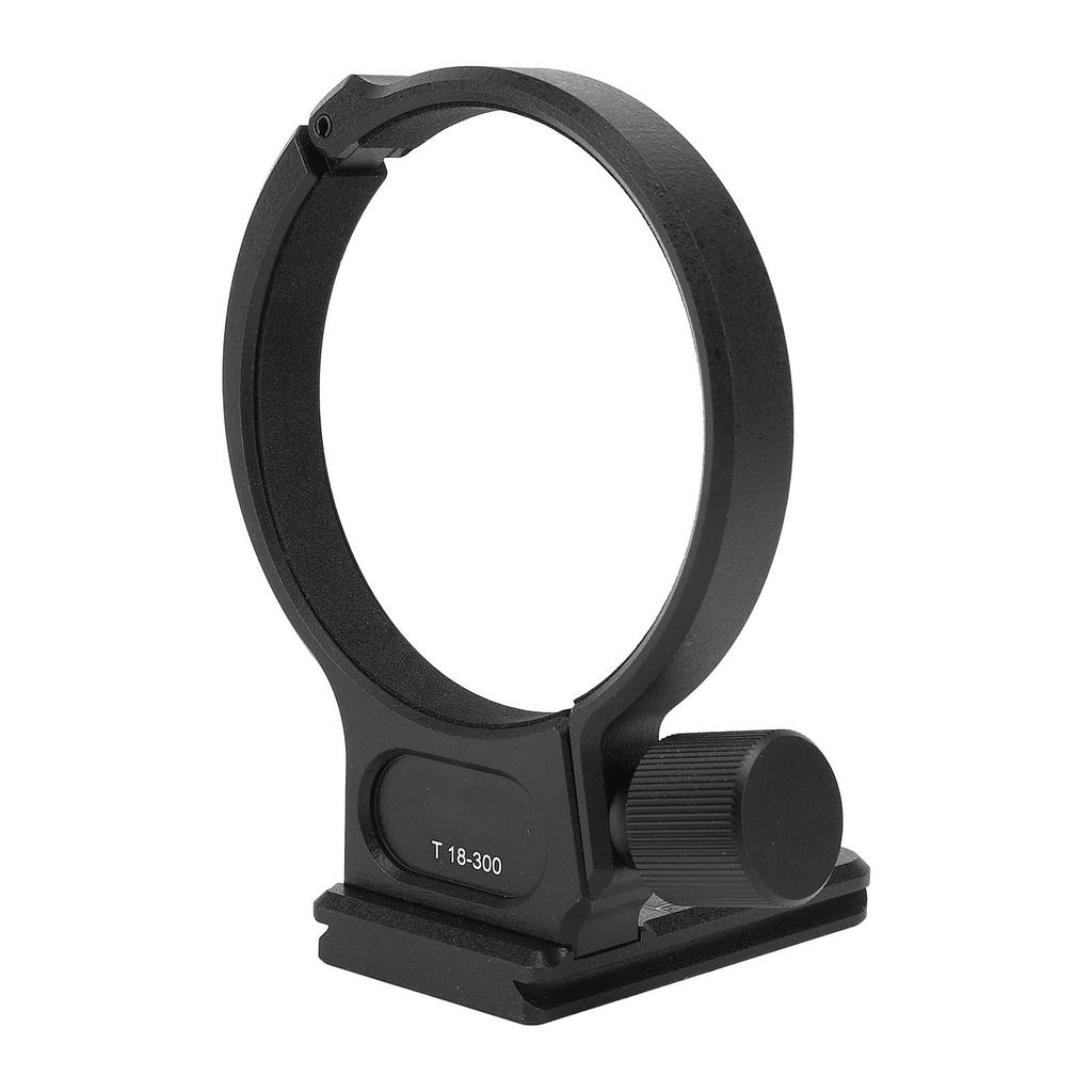 Lens Collar for 18 300mm F3.5 6.3 Lens Tripod Mount Ring Built in Quick Release Plate Aluminum Alloy