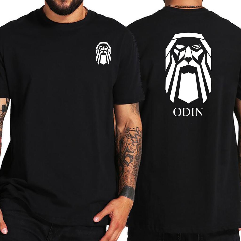 Funny Design Odin Norse God Shirt Unisex Fashion Trendy Casual Clothing Stylish Tops Tee Shirt Leisure Tshirt Unisexs Tshirt