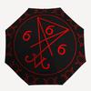 Sixth Seal Symbol Sticker - Mystic Design for Your GearUmbrella, Portable 3-Fold Compact Umbrella,Christmas Gift ES512