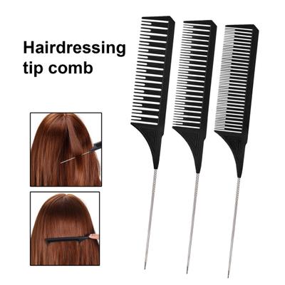 Fashion Highlighting Comb Eco-friendly Tip-tail Hairdressing Styling Tool Hair Dyeing Comb