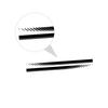 POPETPOP Car Side Sticker, Hood Van Decoration, Universal Sport Racing Stripe, Vehicle Wrap, PVC Black
