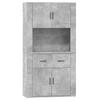 VidaXL Highboard Concrete Grey Engineered Wood 3185371