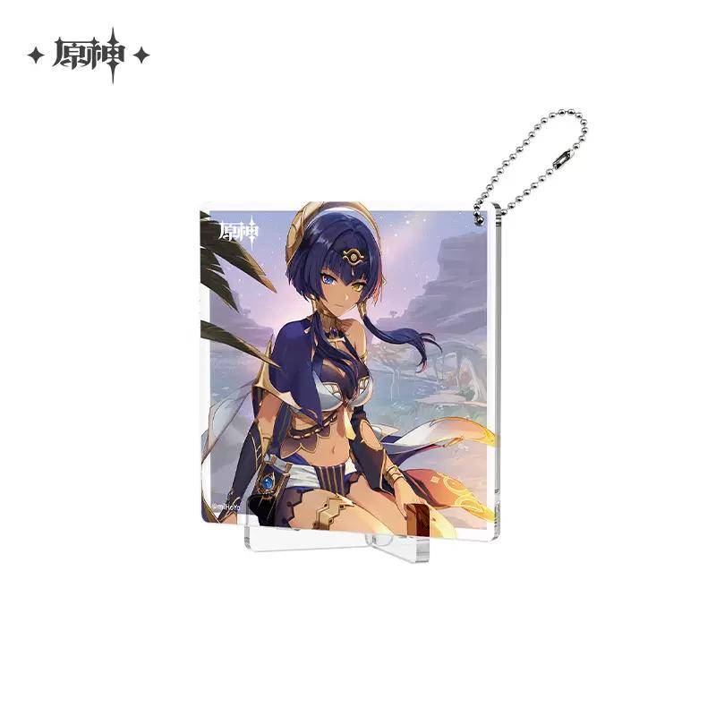 Sunsyea Genshin Impact Official Merch miHoYo Original Authentic Birthday Series Coaster Keychain Stand Wanderer Alhaitham
