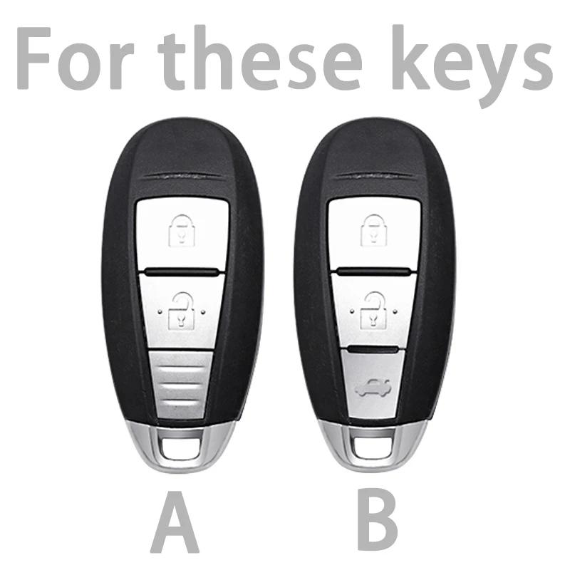 Styling Mouldings Car Remote Key Cover Case Shell Bag For Suzuki Swift Kizashi Vitara SX4 Baleno Ignis Ciaz S-cross Ertiga Prote