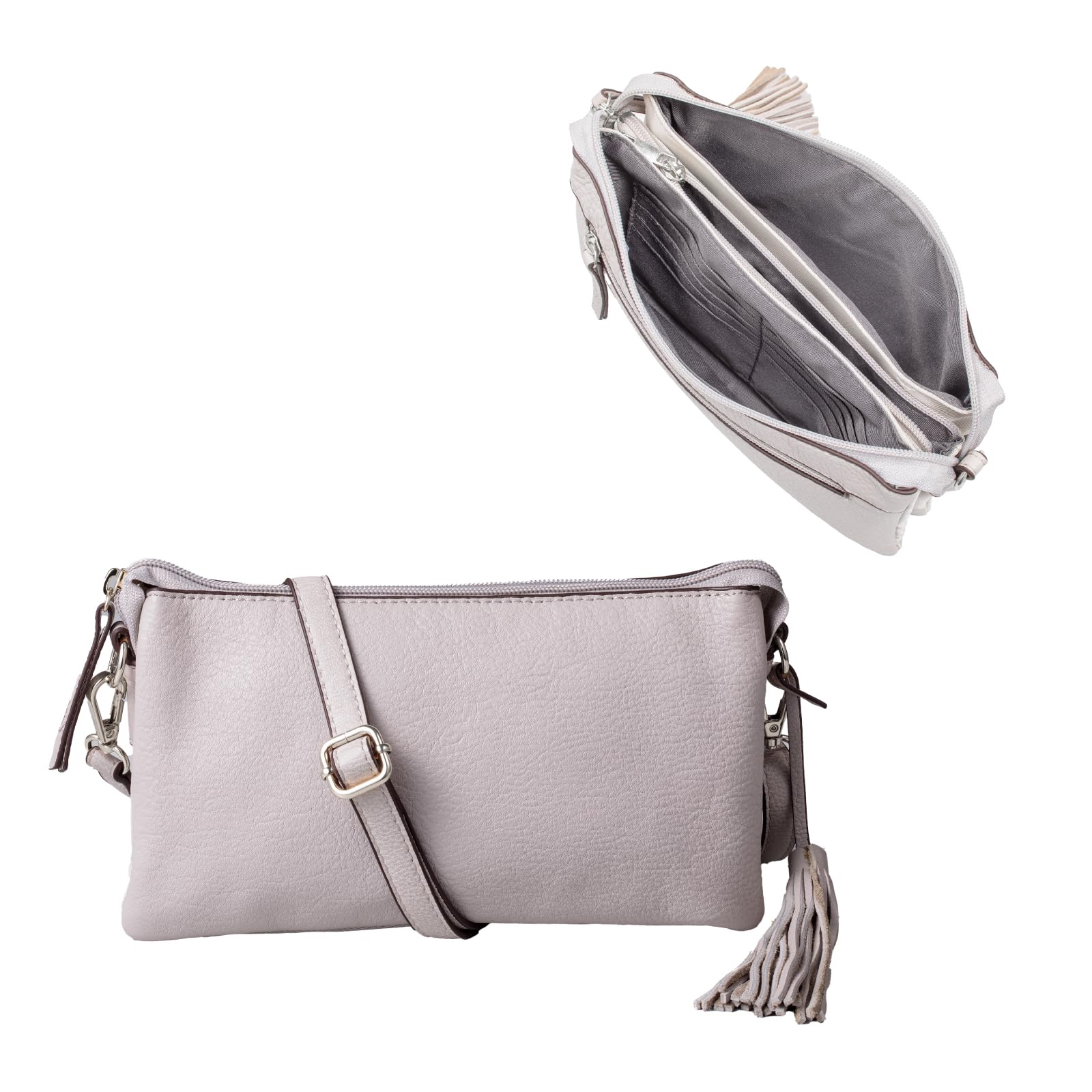 

Wallet shoulder genuine ladies wallet Imai [QUAY] bag, leather, lightweight, crossbody, bag, bag, 99366_s (IVORY) слонова кістка