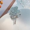 Elegant Pearl Tulip Brooch - Simple and Sophisticated Clothing Accessory