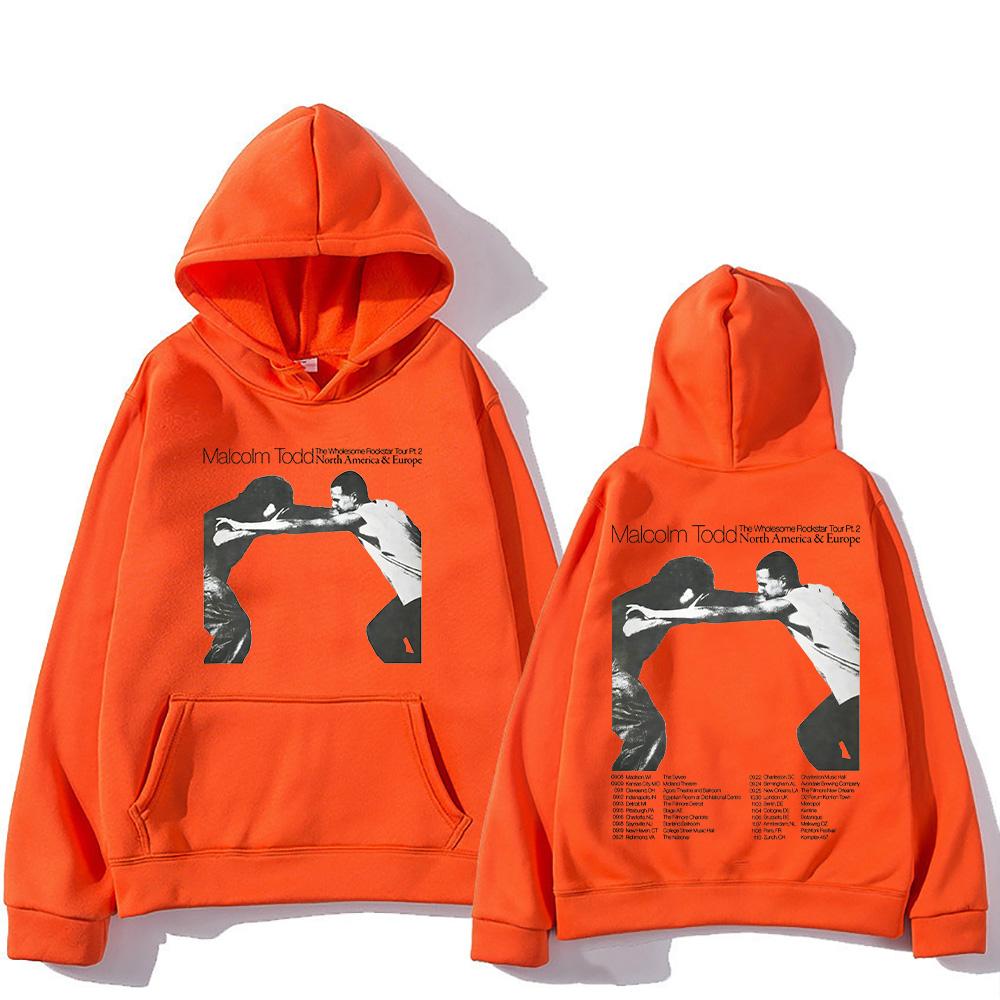 Malcolm Todd Merch 2025 Hoodies Malcolm Todd The Wholesome Rockstar Tour Pullovers Women Men Sweatshirts Hip Hop Loose Clothes