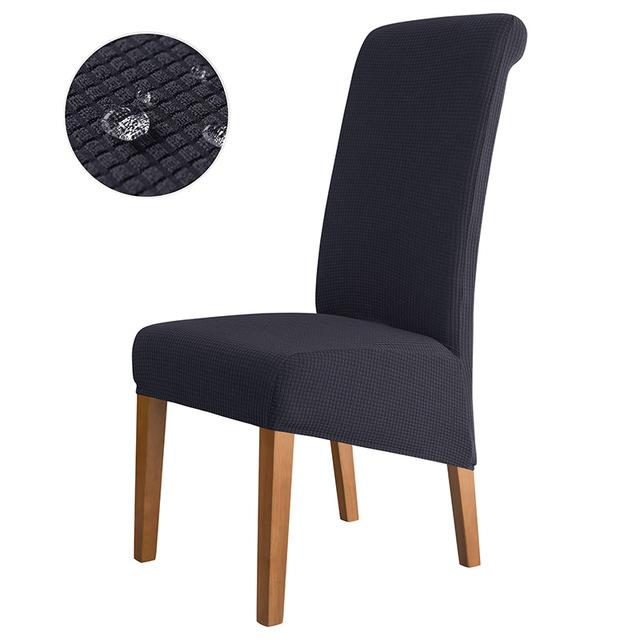 Water Resist King Back Chair Cover For Dining Room Kitchen Wedding Home Use Xl Size Chair Covers Anti -Dirty Home Use Decor Seat Protectors