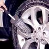 1 Stück Leicht zu reinigende Felgen Speichen Auto Radbürste Rutschfester Griff Auto Waschhandschuh