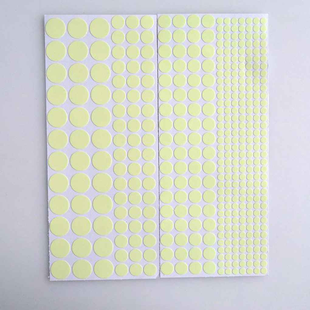 407 PCS Glow In The Dark Star Round Dot Luminous Wall Stickers Home Ceiling Decor