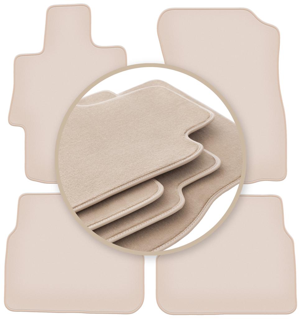 Dywaniki podłogowe PREMIUM beżowe do: Subaru XV II SUV 2019-