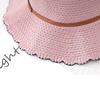 Foldable Crochet Bucket Hat Breathable Summer Sunshade Visors Casual Women's Basin Cap  Female