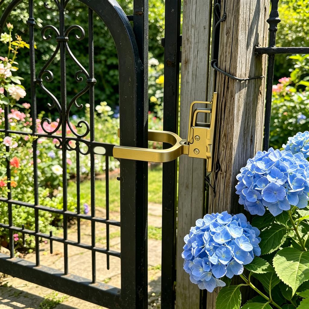 Încuietoare Automată cu Zăvor cu Arc pentru Porți de Gardă, Rezistentă, Construcție Metalică Durabilă, Încuietoare Sigură pentru Poartă, cu Instalare Ușoară și Funcționare Fiabilă