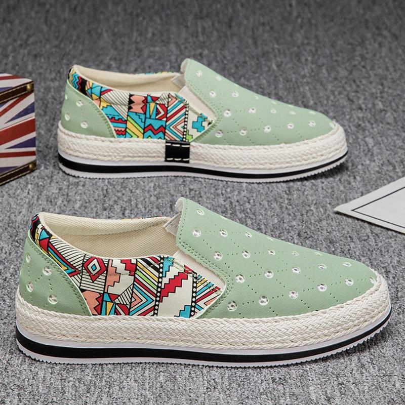 

Men s Shoes Spring Summer 2025 Personality One Pedal Board Shoes Men s Social Leisure Lazy Tide Shoes Teen Students 44