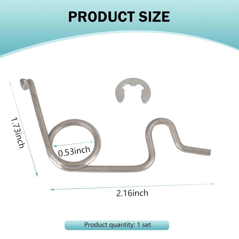 Long Lasting Heavy Duty Metal Fuel Tank Gas Cap Spring Replacement Secure Leak Proof Fit Easy Installation 773050C050