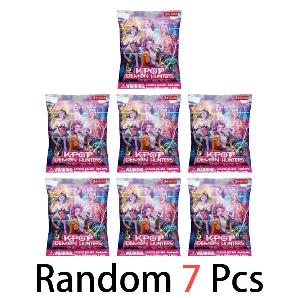 K Pop Demon Hunt Box Series Figure Model Toy Cartoon Gaming Peripherals Desk Decoration Halloween/Christmas for Kid GiftK