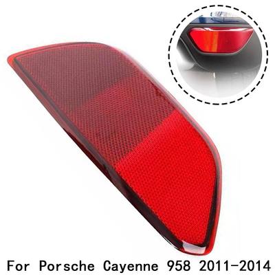 Right/Left Rear Bumper Reflector Light for Porsche Cayenne 958 2011-2014 ( 95863110600, 95863110500 )